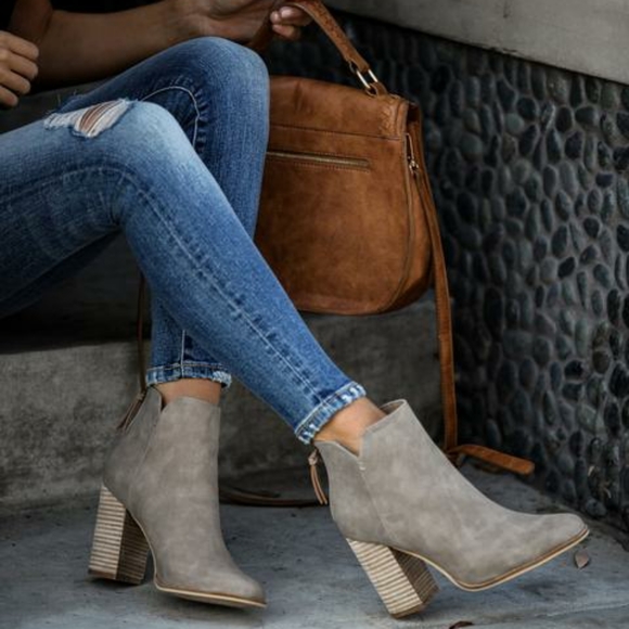 Norah Ankle Bootie • Clay - Picture 2 of 3